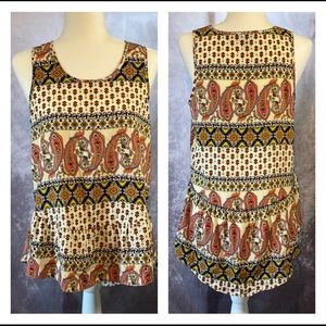 Signature studio Multicolored print high neck tank